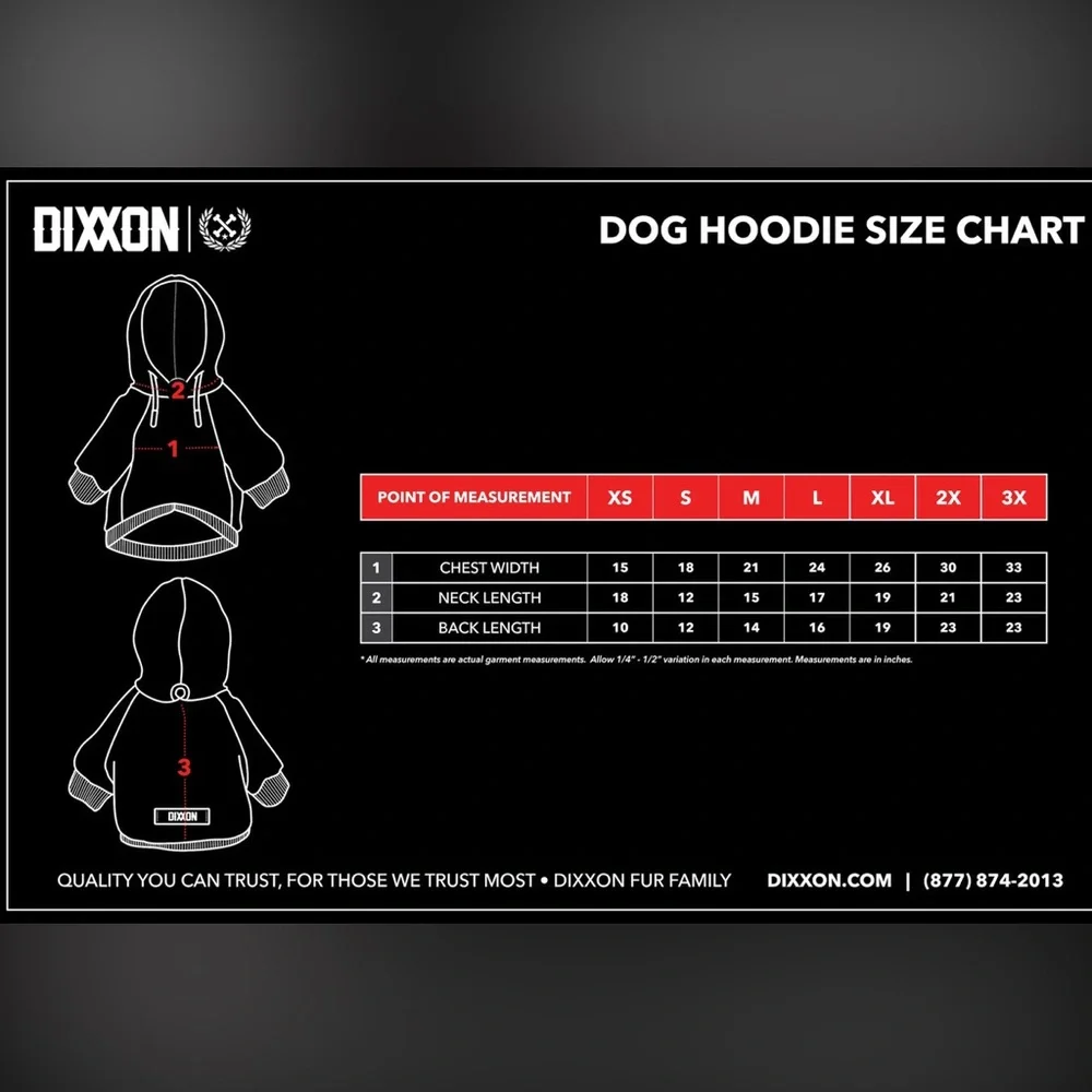 Dixxon Dog Hoodie